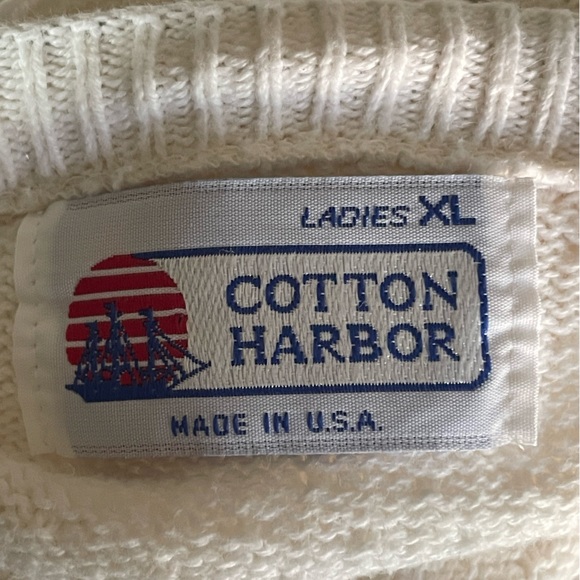 Vintage Cotton Harbor Sweater SZ - XL - Picture 4 of 4